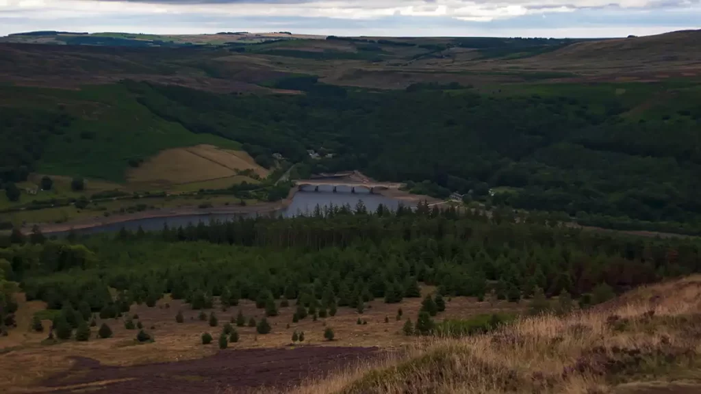 Ashopton Viaduct from Win Hill Pike
