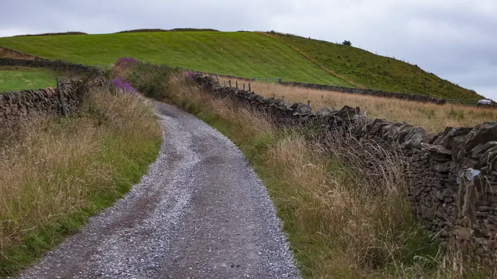 Rebellion Knoll in the Peak District viewed from Brough Lane