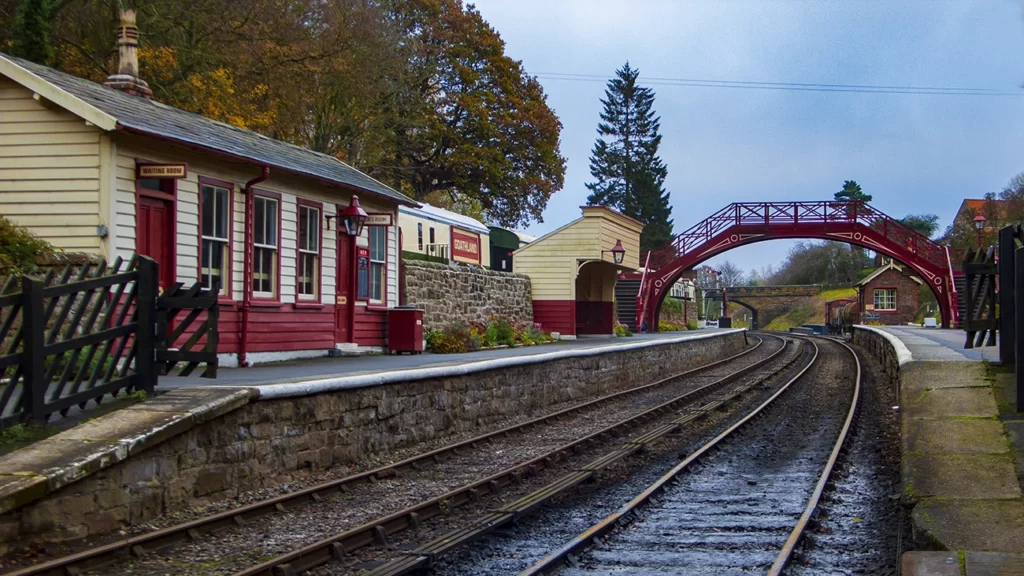 Goathland Railway Station on the North York Moors Steam Railway