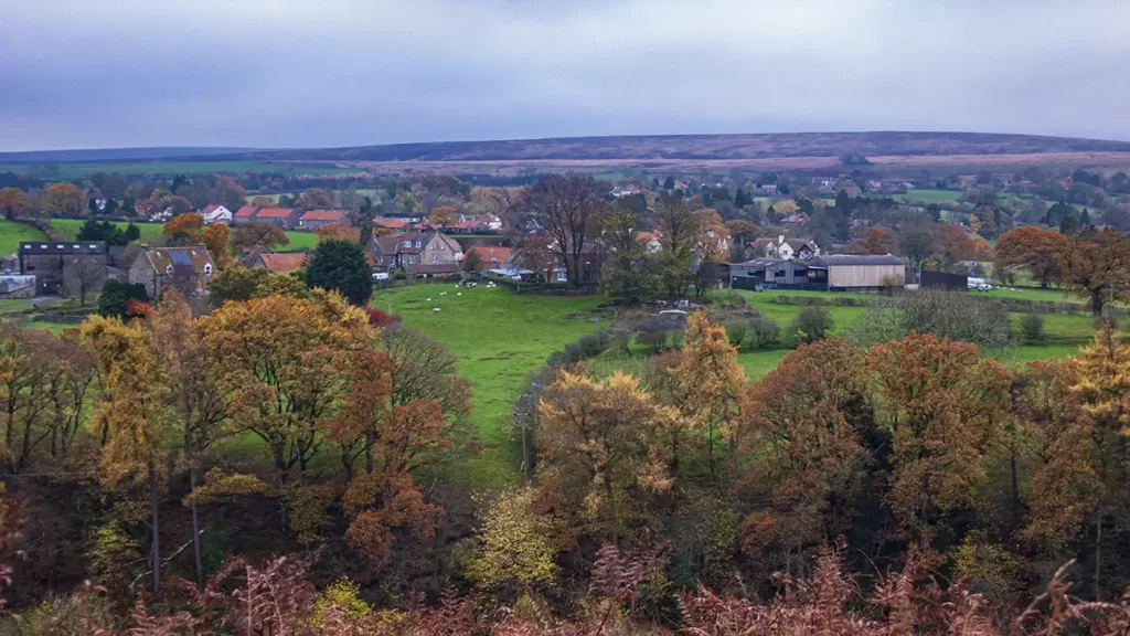 The village of Darnholm, close to Goathland